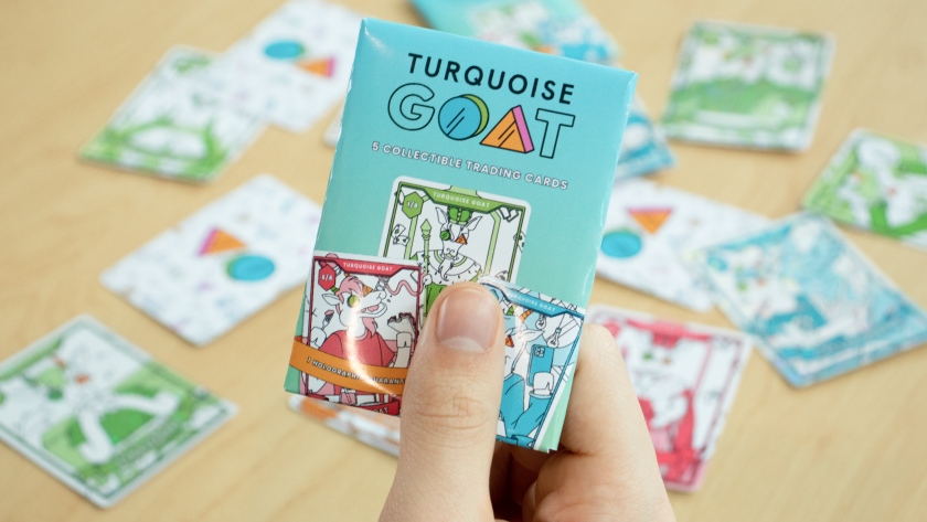 Image of Turquoise Goat Trading Cards